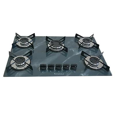 Imagem do produto Fogão Cooktop Chapa 5bocas Ultra Chama 127/220v Ma...