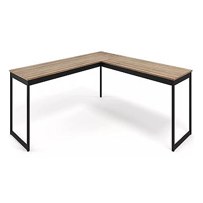 Imagem do produto Mesa Em L Industrial Escrivaninha De Canto Nórdico...