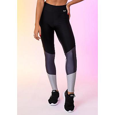 Imagem do produto Calça Legging Hapiness com Recortes Preta, Grafite...