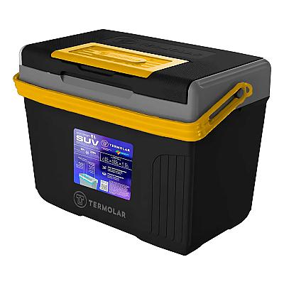 Imagem do produto Caixa Termica Com Alça Praia Suv 8 Litros - Preto...