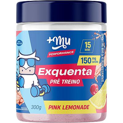 Imagem do produto +Mu Pré Treino Exquenta Sabor Pink Lemonade com 30...
