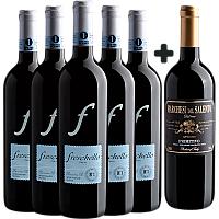 Imagem do produto Kit 6 Freschello Vino Rosso Blend por R$36,90 cada...