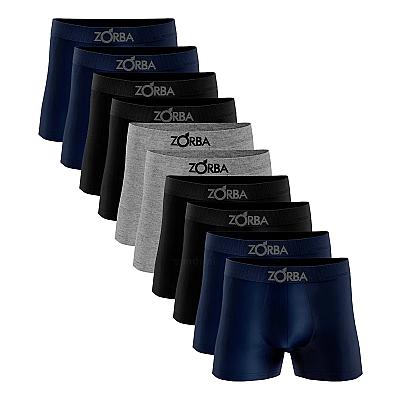 Imagem do produto Kit 10 Cueca Boxer Zorba 781 Original - Sem Costur...