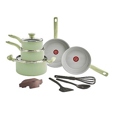 Imagem do produto Jogo de Panelas Tefal Recycled Ceramic Verde 9 Peç...