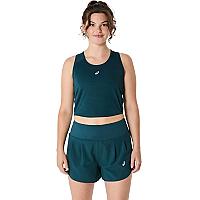 Imagem do produto Regata ASICS Cropped Road - Feminino - Verde