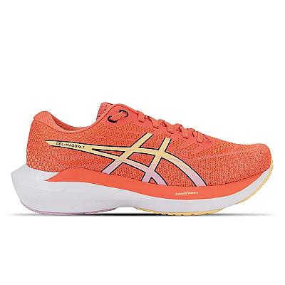 Imagem do produto Tênis ASICS GEL-Nagoya 7 - Feminino - Rosa/Laranja