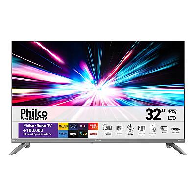 Imagem do produto Smart Tv 32 Philco Led Roku Tv Hd Dolby Audio Bivo...