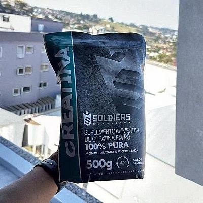 Imagem do produto Creatina Monohidratada 500g Soldiers Nutrition 100...