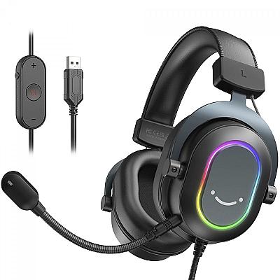 Imagem do produto Headset Gamer Fifine H6, 7.1 Surround, Drivers de...
