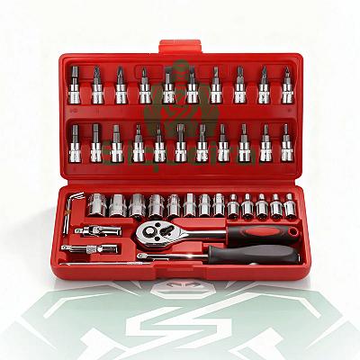 Imagem do produto Jogo De Soquete S Siqueira Aço Crv 1/4 Catraca Cha...