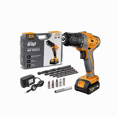 Imagem do produto Parafusadeira e Furadeira WAP WF12K3.2 Bateria 12V...