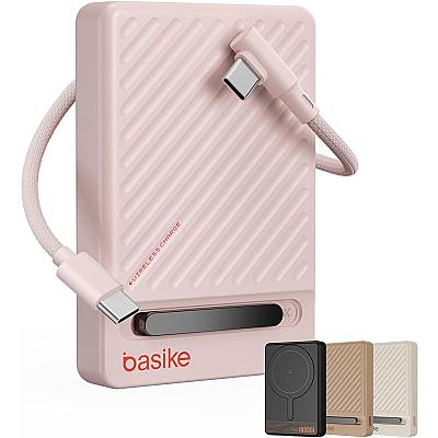 Imagem do produto Basike, Power Bank Indução10000 mAh, Carregador Po...