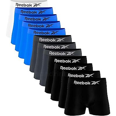 Imagem do produto Reebok Kit 12 Cuecas Boxer Masculinas Microfibra A...