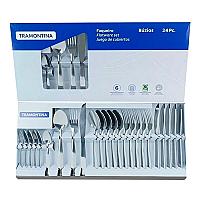 Imagem do produto Faqueiro Tramontina Búzios cem Aço Inox com Detalh...