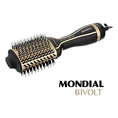 Imagem do produto Escova Secadora 3 Em 1 Black Gold Argan Mondial ES...