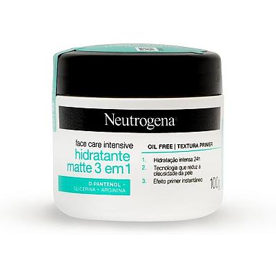 Imagem do produto Neutrogena 100g Hidratante Facial Matte 3 em 1 Fac...