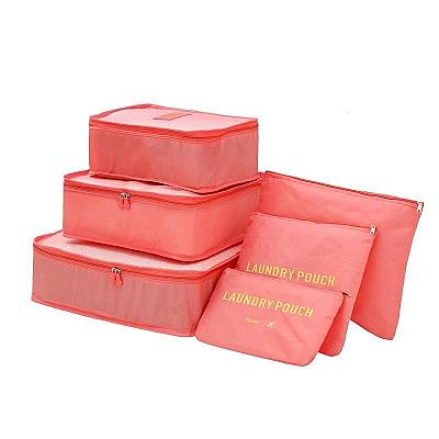 Imagem do produto Kit 6 Organizador De Mala Necessaire Bolsa De Viag...