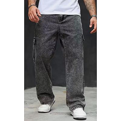 Imagem do produto Calça Cargo Masculina Larga Skatista streetwear Te...