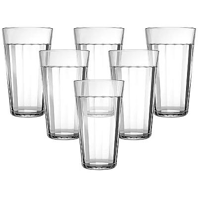 Imagem do produto Jogo de Copos Long Drink de Vidro 450ml 6 Peças Na...