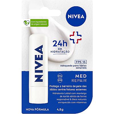 Imagem do produto NIVEA Protetor Labial Med Repair FPS15 de 4,8g 