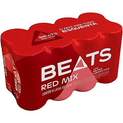 Imagem do produto Pack de Beats Red Mix 269ml, Lata, Caixa 8 Unidade...