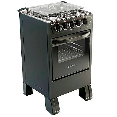 Imagem do produto Fogão New Sirius 4 Bocas Manual Mesa em Inox Forno...