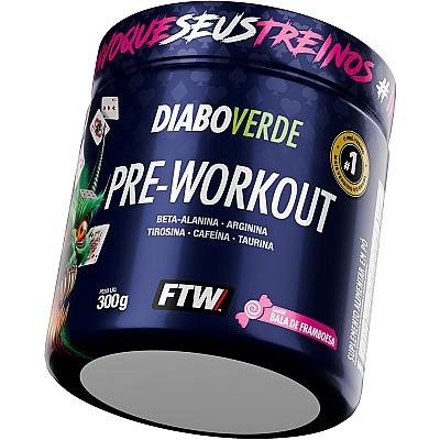 Imagem do produto FTW Pré-Treino Diabo Verde em Pó com Cafeína, Amin...