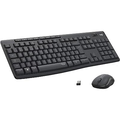 Imagem do produto Combo Teclado e Mouse sem fio Logitech MK295 com D...