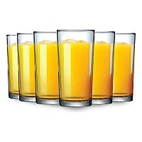 Imagem do produto Jogo De Copos Em Vidro Kit 6 Peças Drink Transpare...