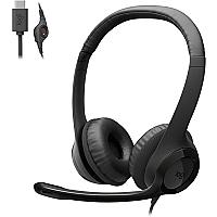 Imagem do produto Headset com fio USB-C Logitech H390 com Controles...