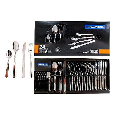 Imagem do produto Faqueiro 24 Peças Buzios Inox 23799071 Tramontina...