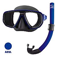 Imagem do produto Kit De Mergulho Profissional Máscara E Snorkel Sea...