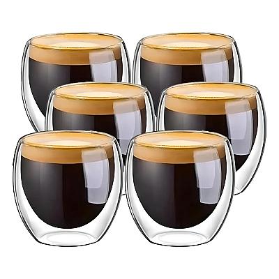 Imagem do produto Copos De Vidro Borosilicato Duplo Nespresso 6 Unid...