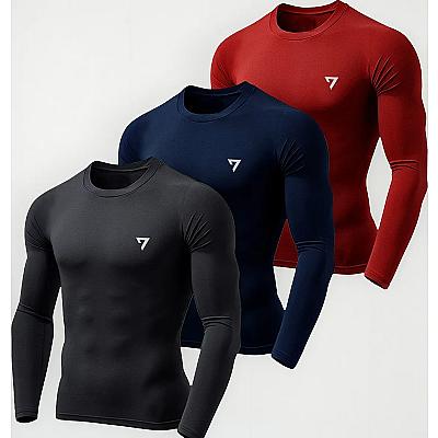 Imagem do produto Kit 3 Camisetas Térmicas Masculina Segunda Pele Ca...