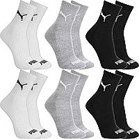Imagem do produto Kit 6 Pares de Meias Puma Cano Médio Alto Atoalhad...