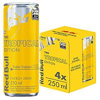Imagem do produto Pack de 4 latas Red Bull Energético, Frutas Tropic...
