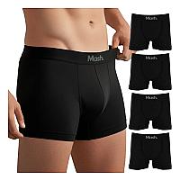 Imagem do produto Kit 4 Cuecas Boxer Mash Poliamida Toque Gelado Sem...