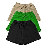 Imagem do produto Kit 3 Shorts Feminino Basico Cintura Alta, Confort...