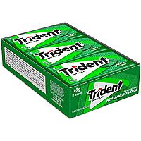 Imagem do produto Chiclete Trident Menta Sem Açúcar - Caixa com 21 u...