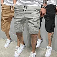 Imagem do produto Kit 3 Bermuda Sarja Colorida Premium Masculino Div...