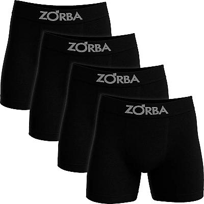 Imagem do produto Kit 4 Cuecas Zorba Boxer Algodão Sem Costura Box M...