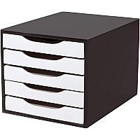 Imagem do produto Caixa de Arquivo 5 gavetas, Mdf Black Piano (Gavet...