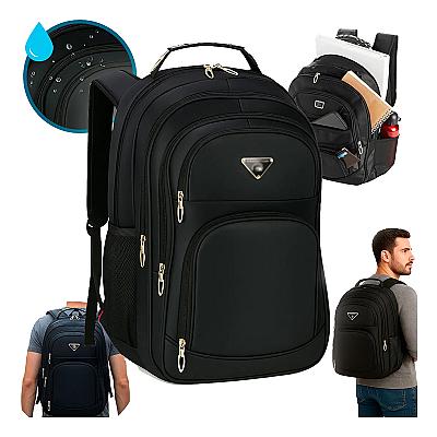 Imagem do produto Mochila Masculina Faculdade Impermeável Resistente...