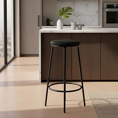 Imagem do produto Banqueta Alta De Aço Empilhavel Sem Encosto 70cm A...