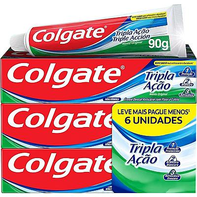 Imagem do produto 6 unid Creme Dental Colgate Tripla Ação Menta Orig...