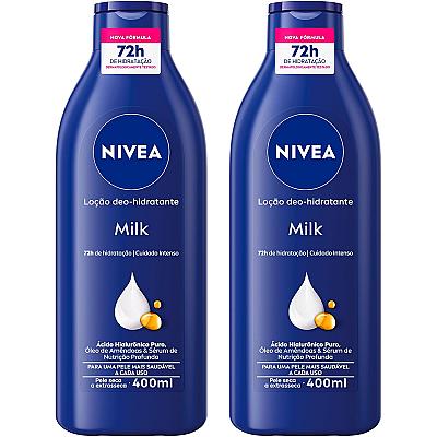 Imagem do produto NIVEA (2 unidades) Kit Loção Hidratante Milk Pele...