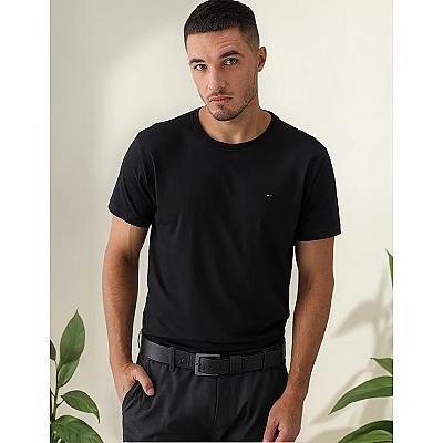 Imagem do produto Camiseta Tommy Hilfiger Essential Cotton Preta - O...