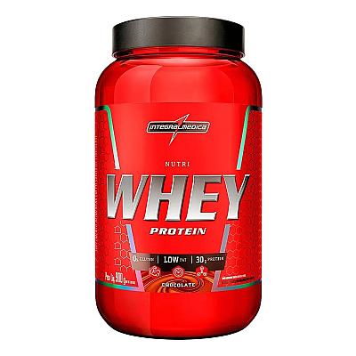 Imagem do produto Nutri Whey Protein Chocolate Pote 900g Integralméd...