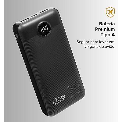 Imagem do produto I2GO Preto, i2GO PRO Carregador Portátil (Power Ba...