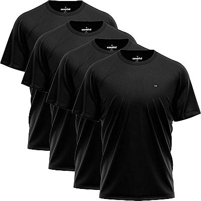 Imagem do produto Kit 4 Camisas Dry-fit Sandrini Masculina Academia...